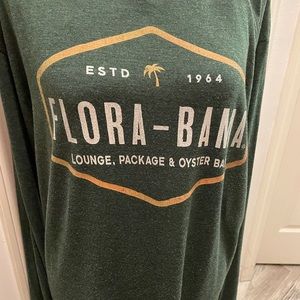 Florabama Long Sleeve T-Shirt Green Size L Unisex